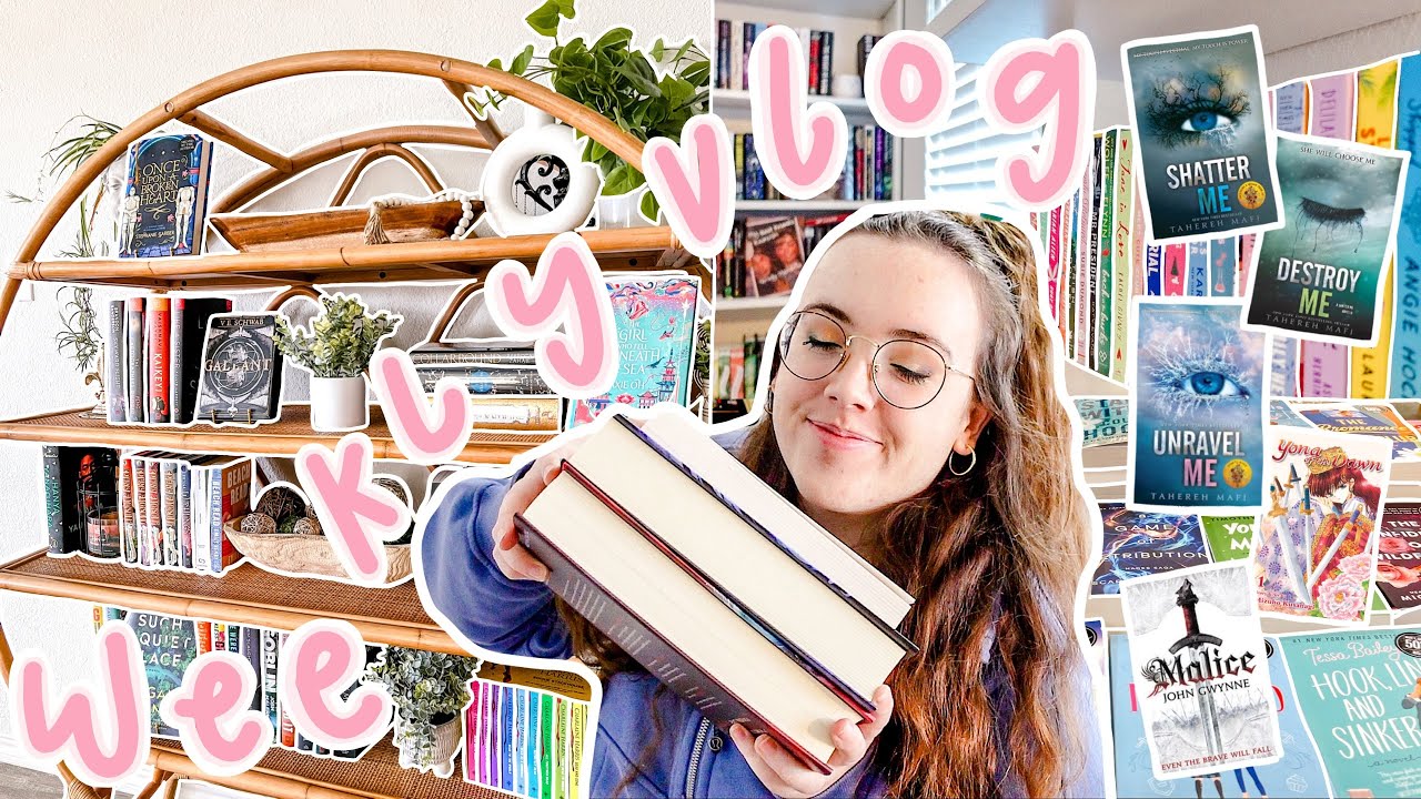 I read 5 books this week + more book shopping | WEEKLY READING VLOG