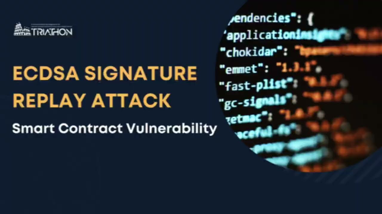 ECDSA Signature Replay Attack