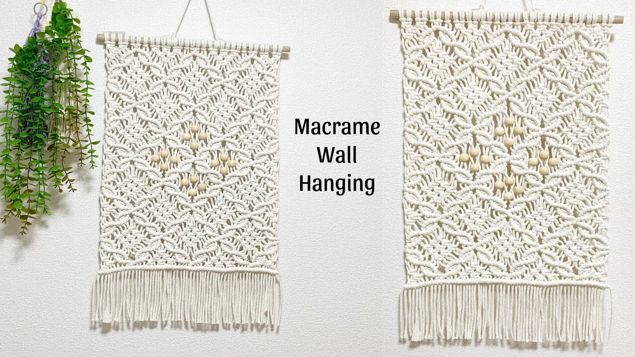 Macrame Wall Hanging | วิธีทำมาคราเม่แขวนผนัง