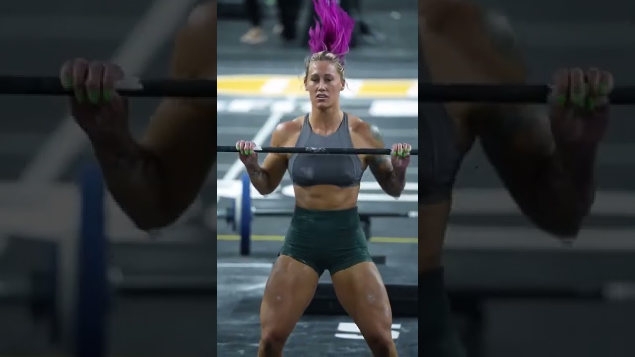 Danielle Brandon Slow Mo Power Clean & Jerk