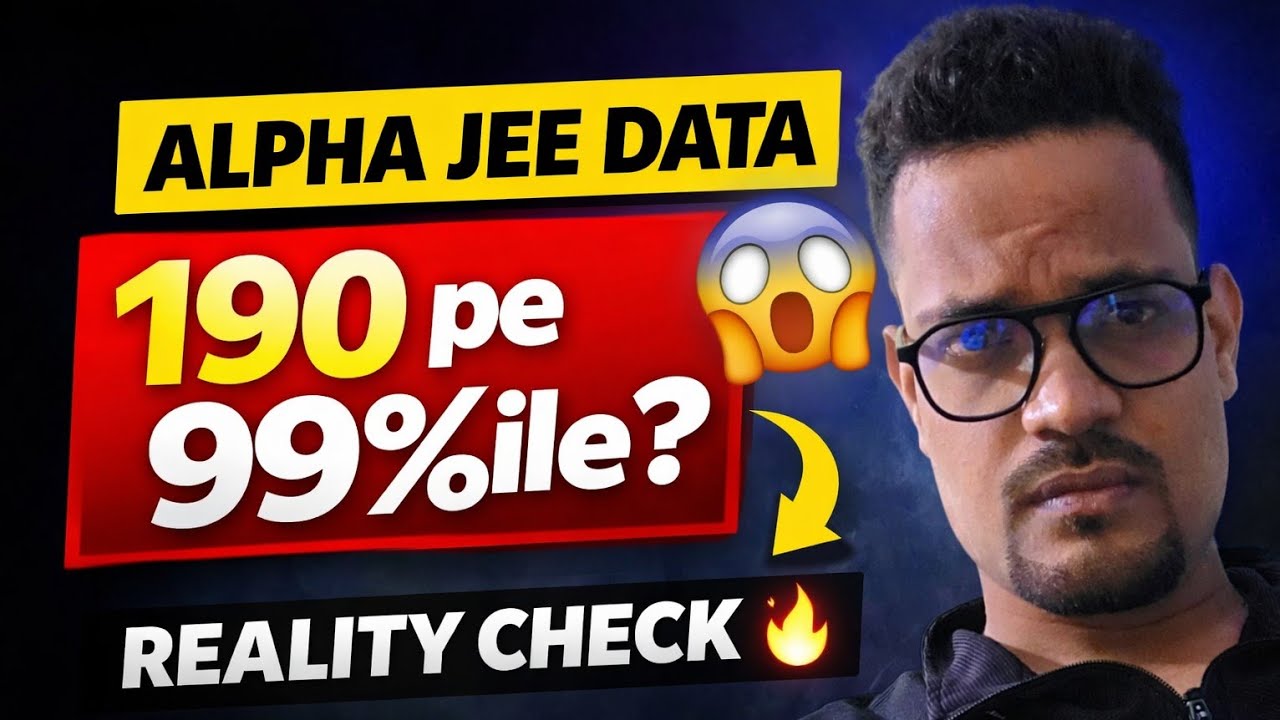 JEE Mains 2026 99%ile Kitne Marks Par? 🔥 Real Data vs Alpha JEE Analysis