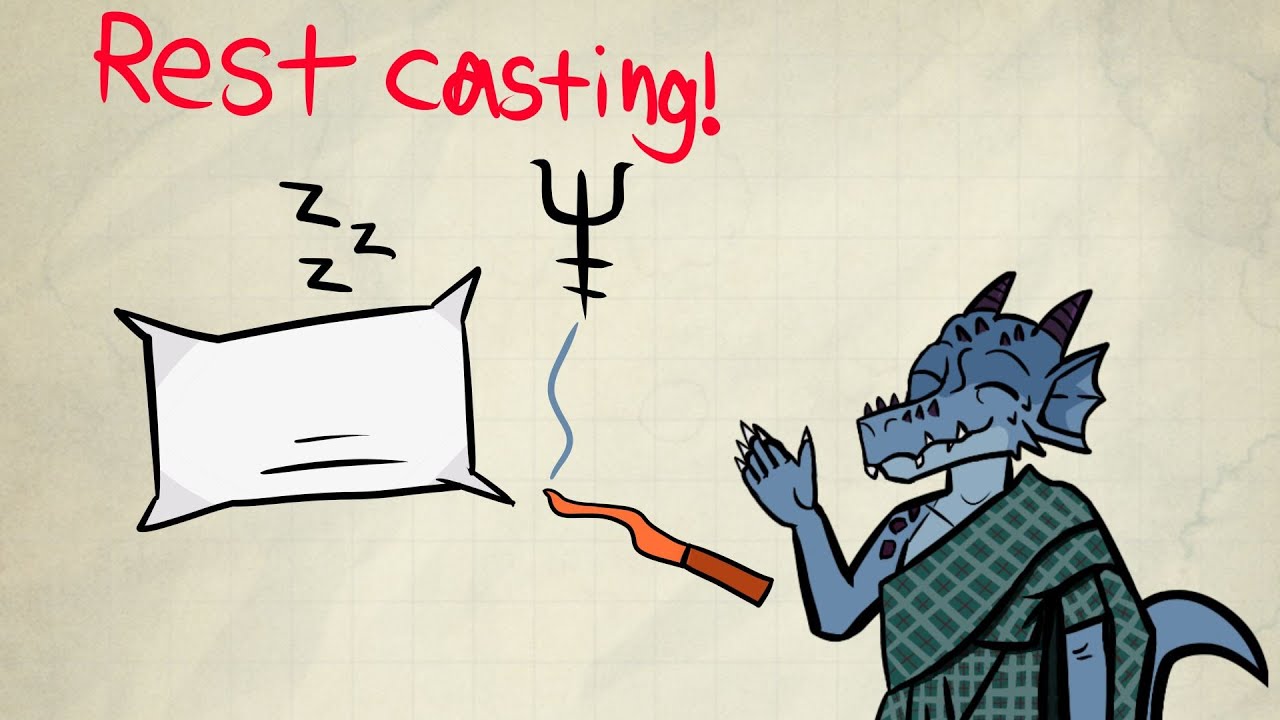 Rest casting in Dnd 5e