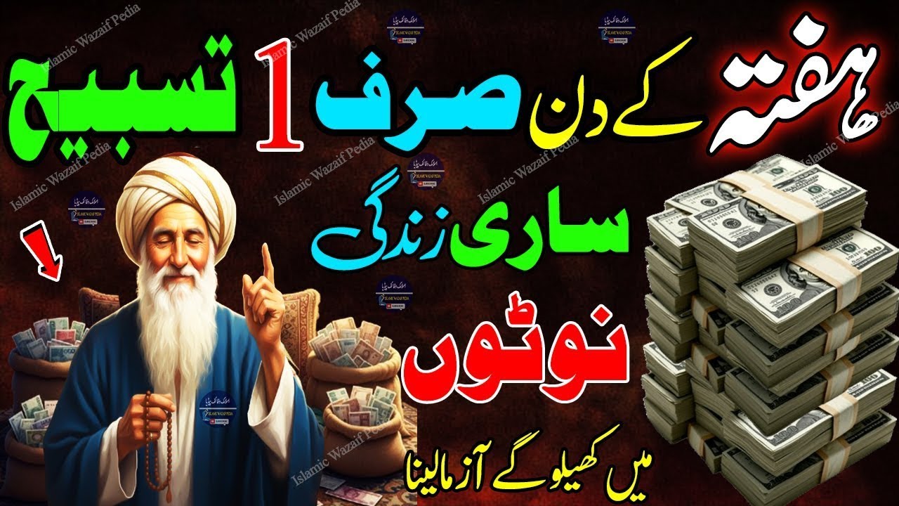 Saturday Special Wazifa for Wealth | Fill Your Home with Rizq & Barakah