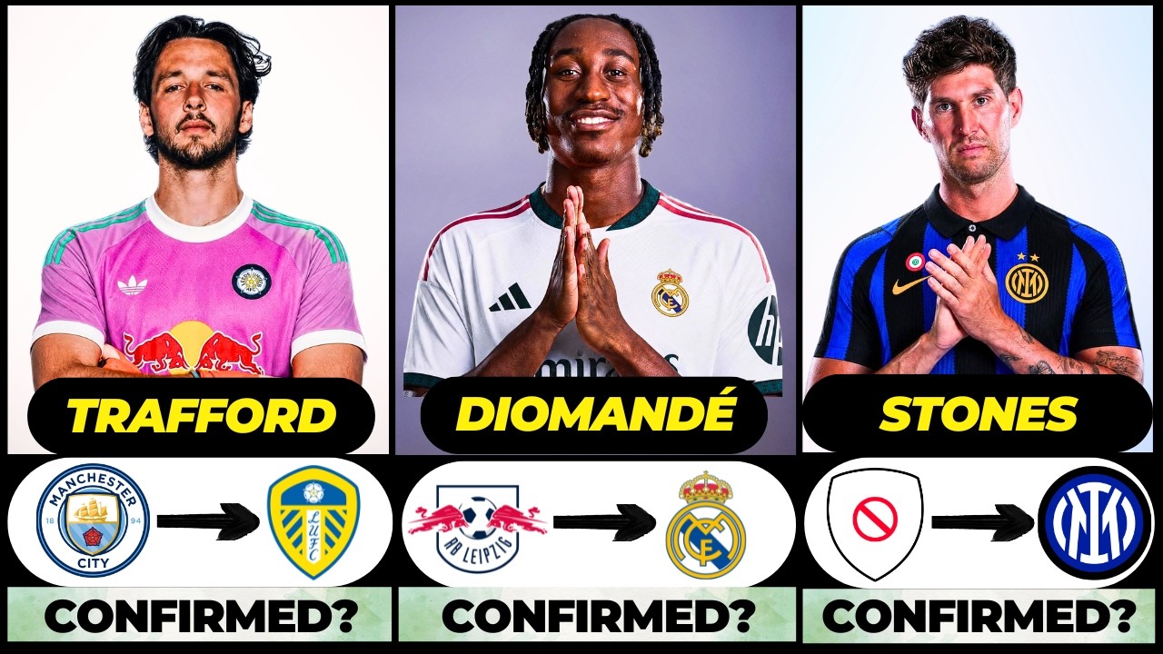 🚨 NEW CONFIRMED TRANSFERS & RUMOURS! 🚨🔥 ft. Yan Diomande, Trafford, Stones... etc
