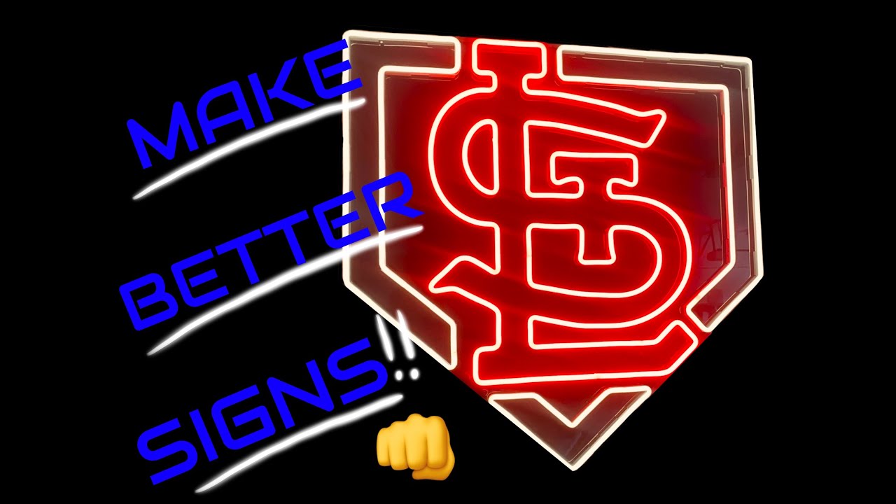 How To Make LED Neon Signs, NO CNC