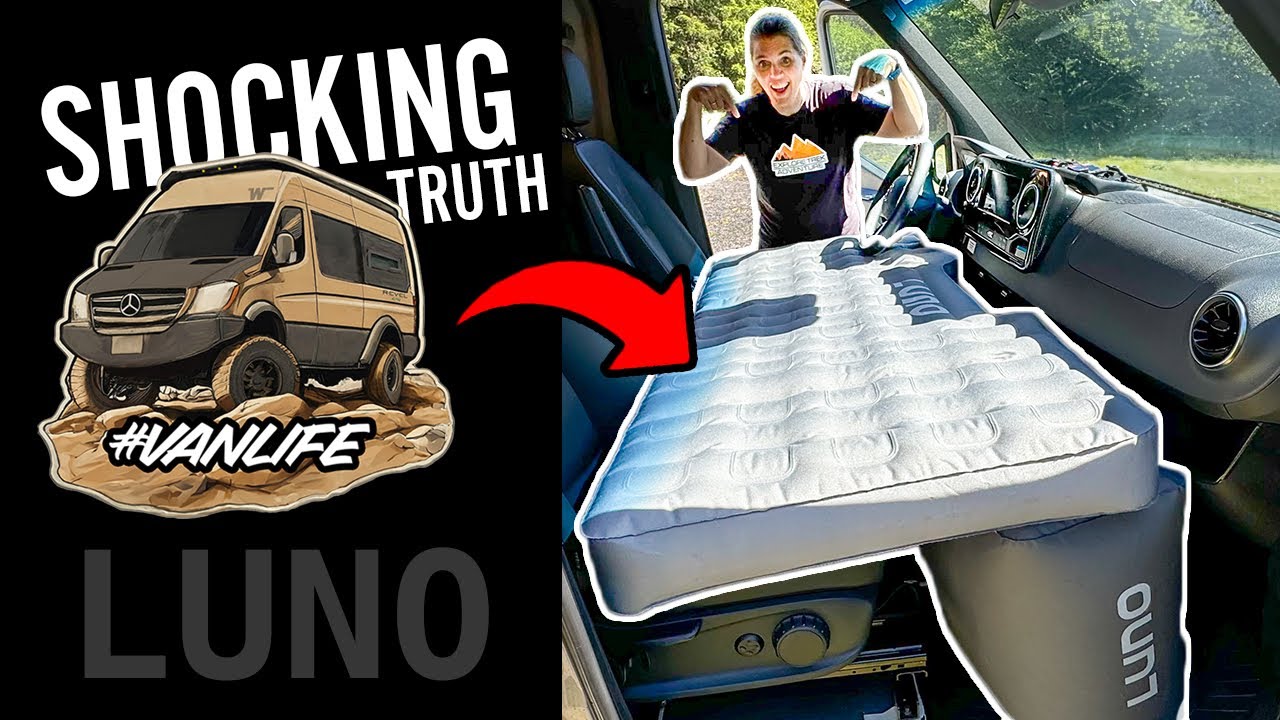 A Van Life Upgrade? LUNO Air Mattress Tested in a Winnebago 4x4 Revel