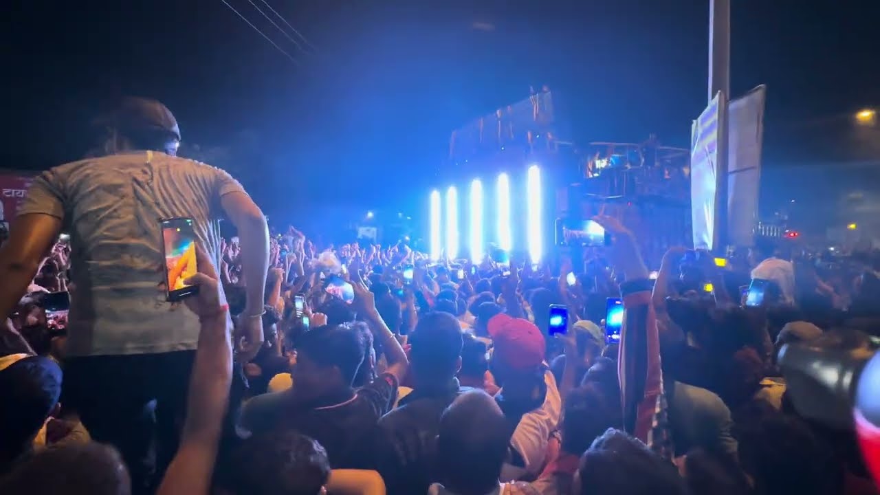 Dj Sarzen 2.0 🔥 आज तक किसी Dj पर इतनी Public नहीं देखी 💪 Maharaja Entry In Muzaffarnagar🏆 लाखों आए 😨