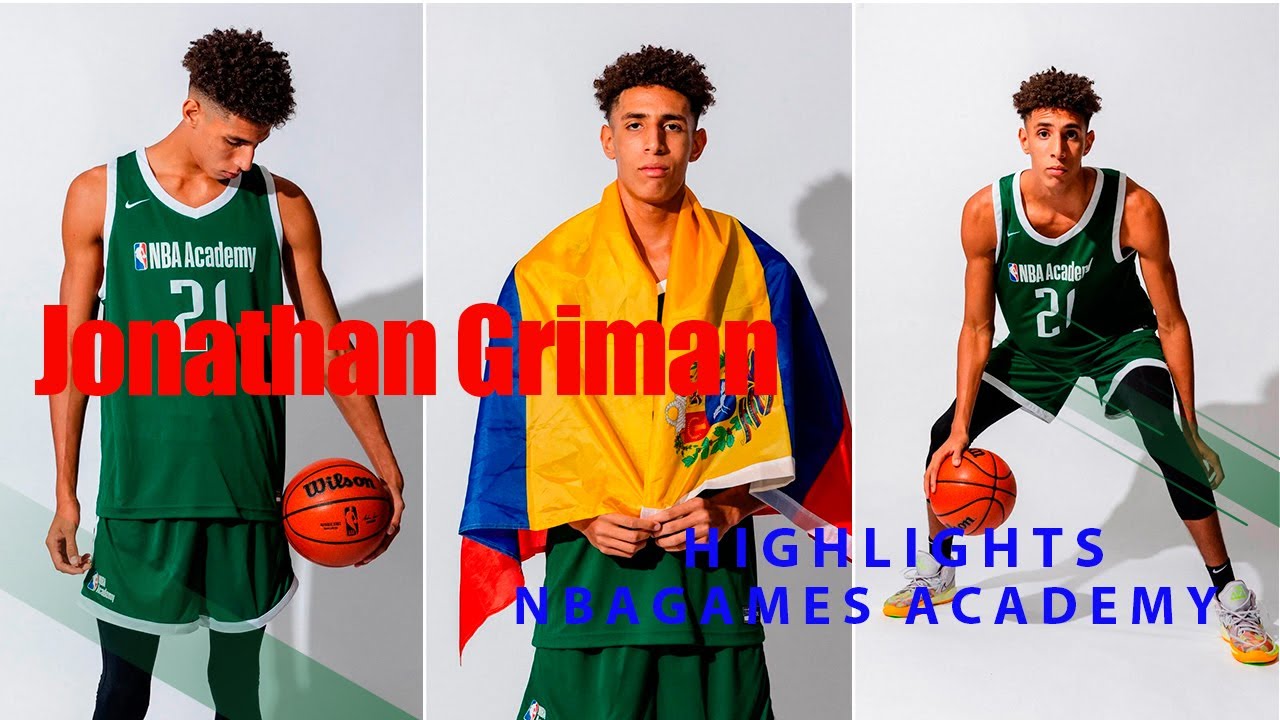Jonathan Griman Highlights NBA Academy Games 2023