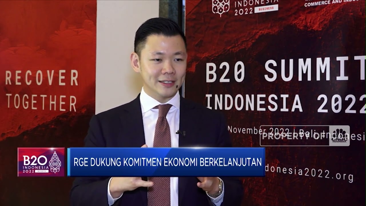 RGE Dukung Komitmen Ekonomi Berkelanjutan
