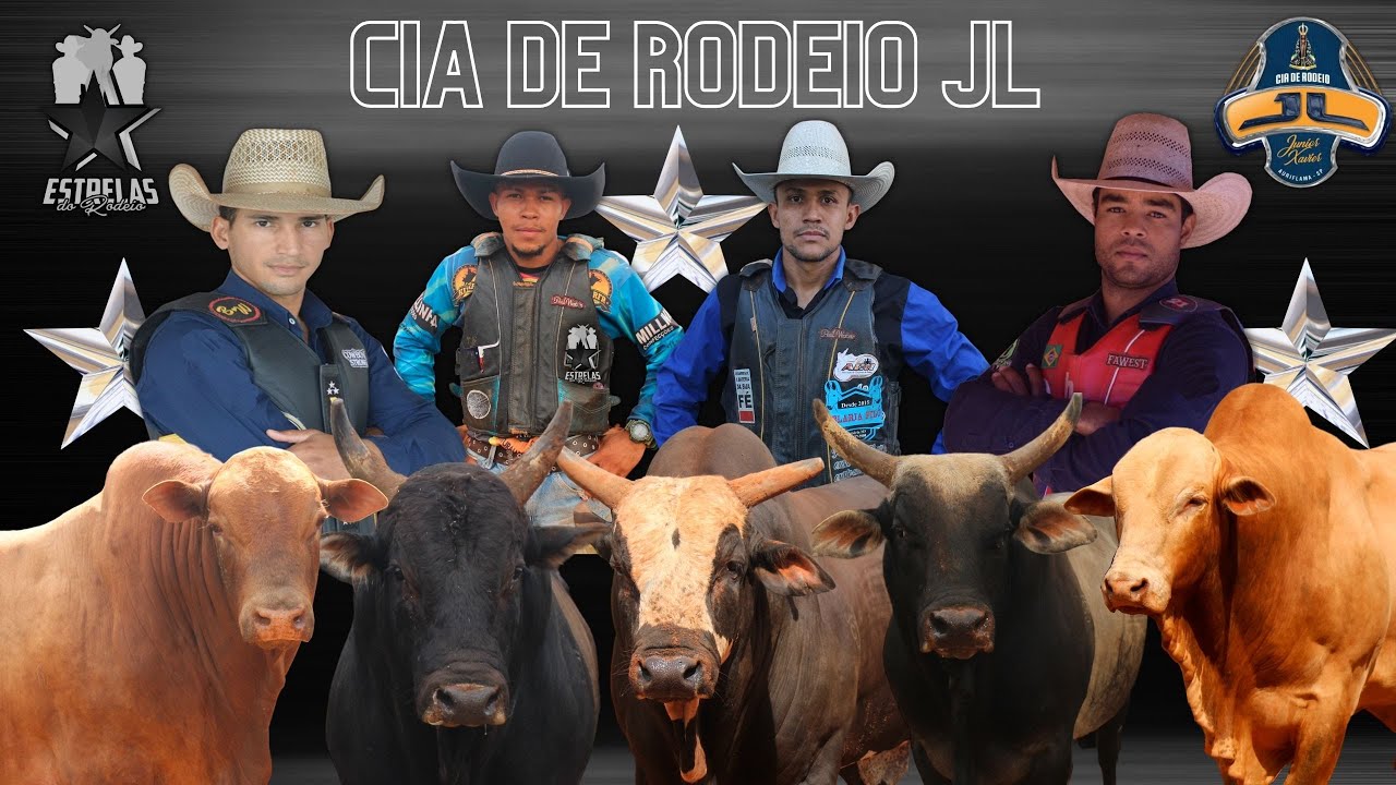 RODEIO EM TOUROS / TREINO CIA DE RODEIO JL - PRINCIPAIS TOUROS.