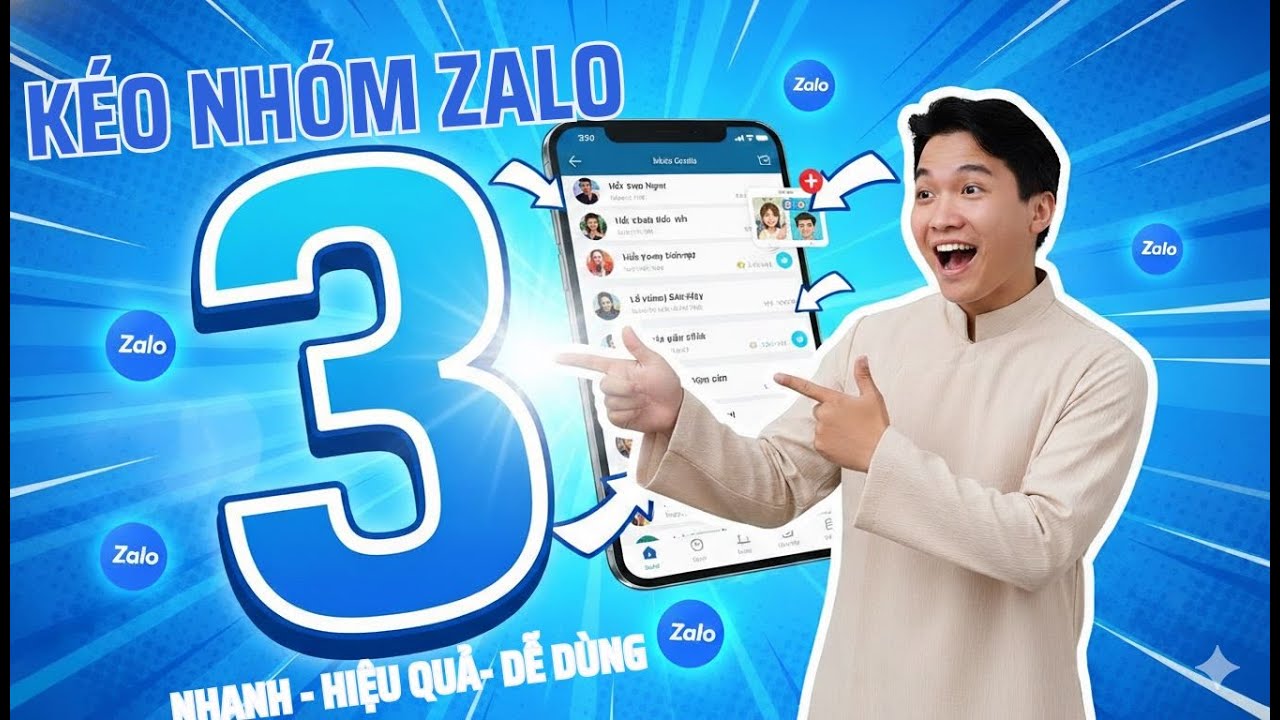 3 Cách Kéo Nhóm Zalo 1000 Người Trong 7 Ngày| Tool Kéo Nhóm Zalo Đúng Tệp