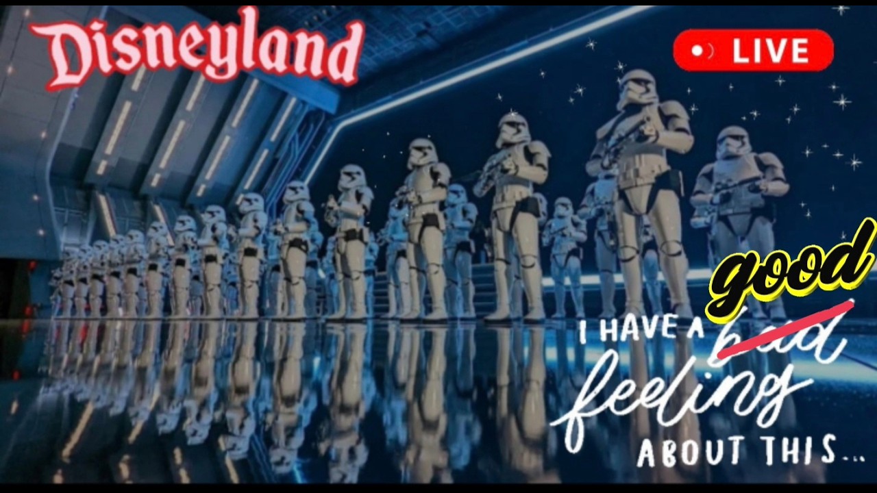 Disneyland Star Wars Fantasy Friday #livestream Rides Shows