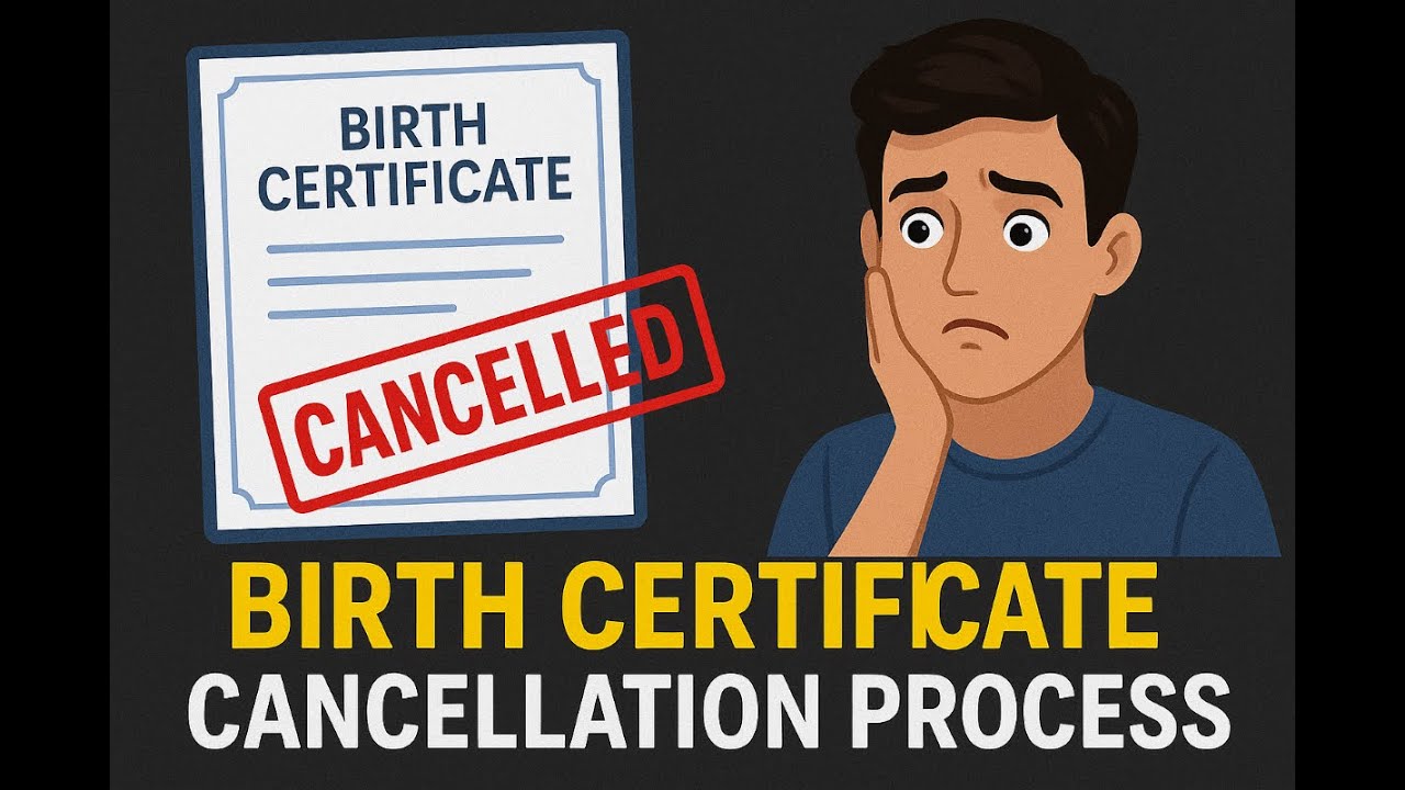 Birth Certificate Cancellation process | How to cancel Birth Certificate | Cancel Birth certificate
