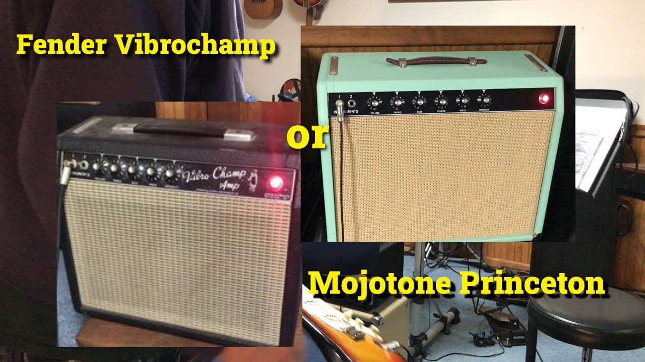 Mojotone Princeton Reverb Clone and Fender Blackface Vibrochamp