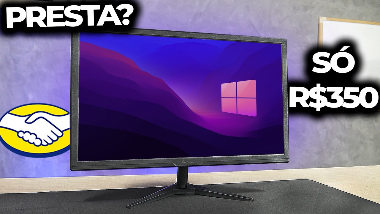 MONITOR FULL HD POR R$350 VALE A PENA? SERVE PARA JOGOS? O MAIS VENDIDO DO MERCADO! (VIEWPRO)