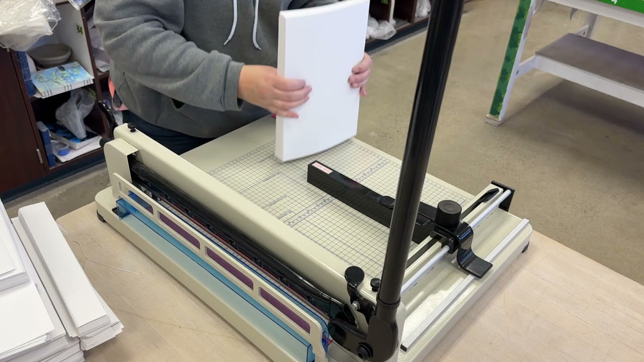 Lab Tech Task- Stack Paper Cutter- Guillotine Paper Cutter