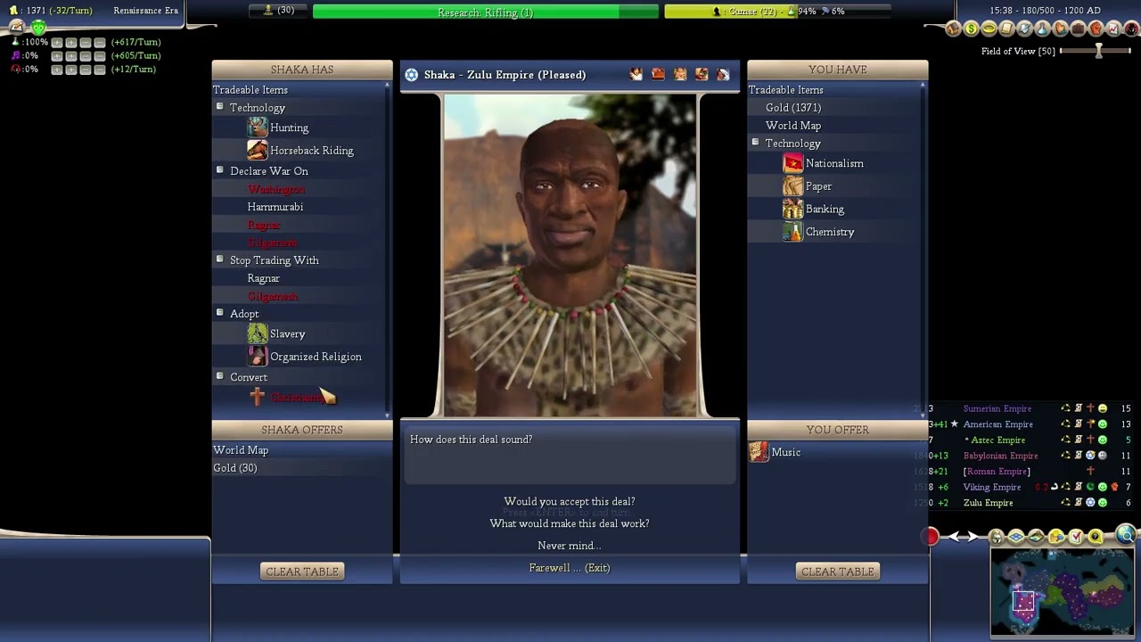 Civ IV Deity Augustus - Part 8