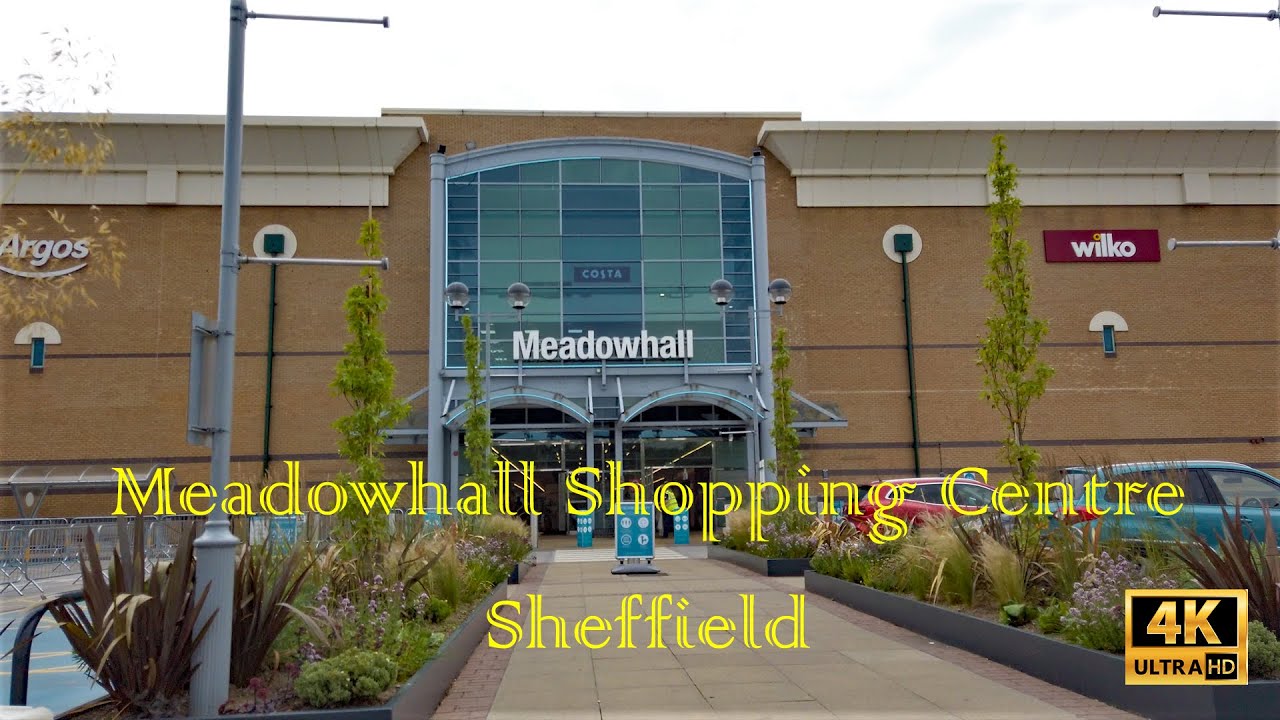 Meadowhall Shopping Centre, Sheffield After Partial Easing of COVID Lockdown June 2020 in 4K