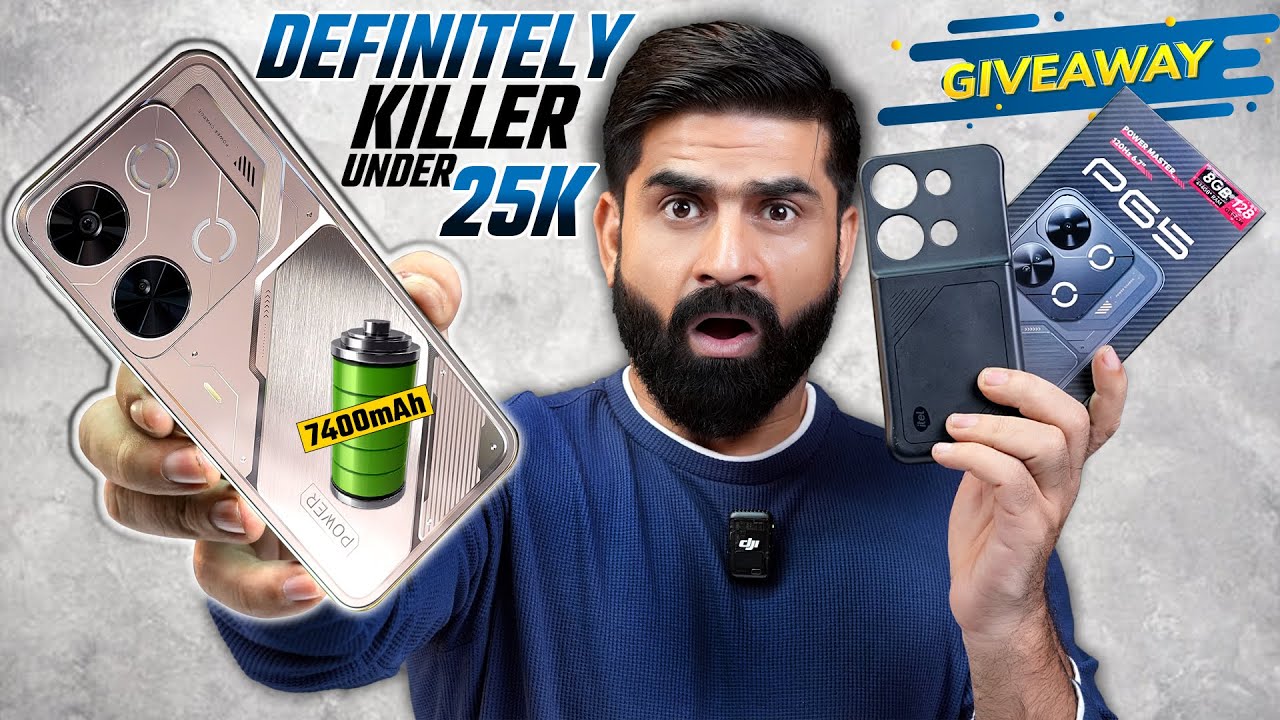 Itel P65 Review ! 7400 mAh,Cyber Design,PUBG test,120Hz Display & More ! GIVEAWAY 🔥