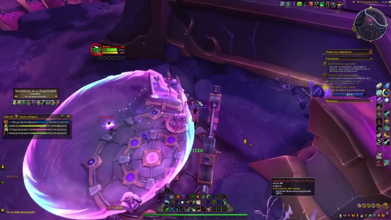 [Campaña Principal: LV86] Cadena de misiones:  El velo de la noche - World of Warcraft: Midnight