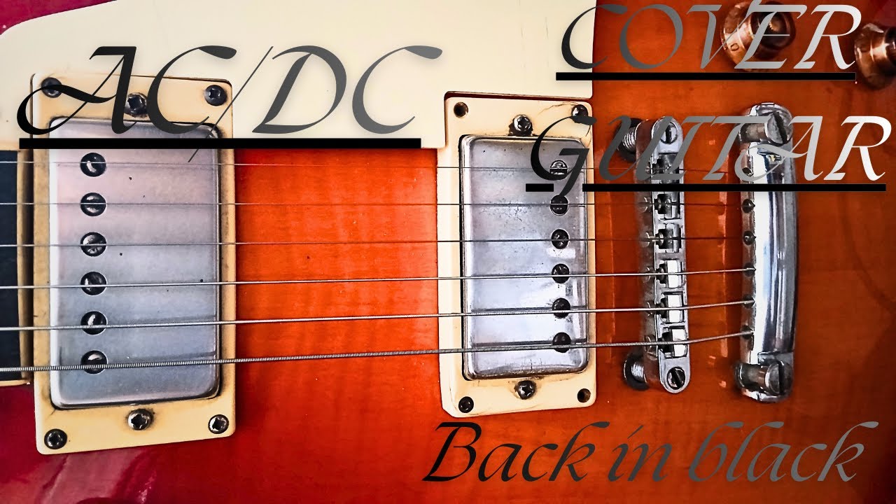 Back in Black cover Guitarra Ac/Dc