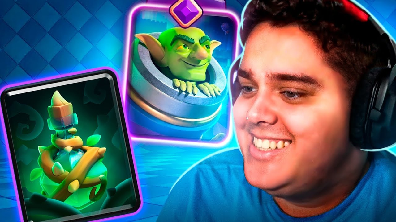 O DECK QUE VIROU MODINHA ENTRE OS JOGADORES DE CLASH ROYALE NA MINHA MÃO