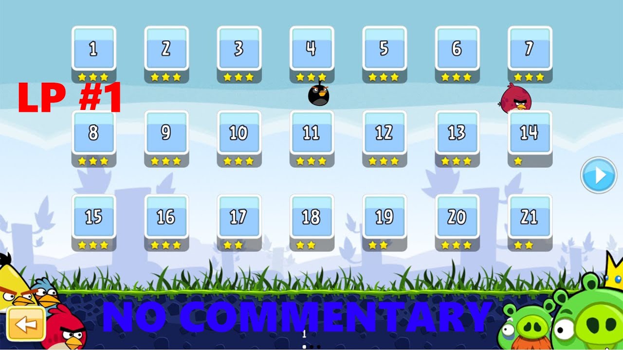 Angry Birds LP#1 Poached Eggs | Levels 1-1 to 1-21 (Full Walkthrough)