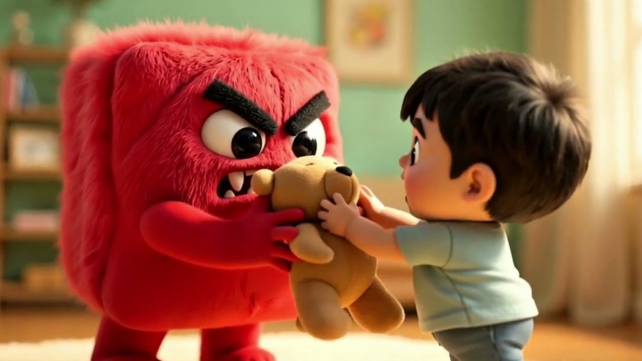 🧸 OKI das Wutmonster | Kinderlied &uuml;ber Wut & Gef&uuml;hle | Lern mit OKI 💛
