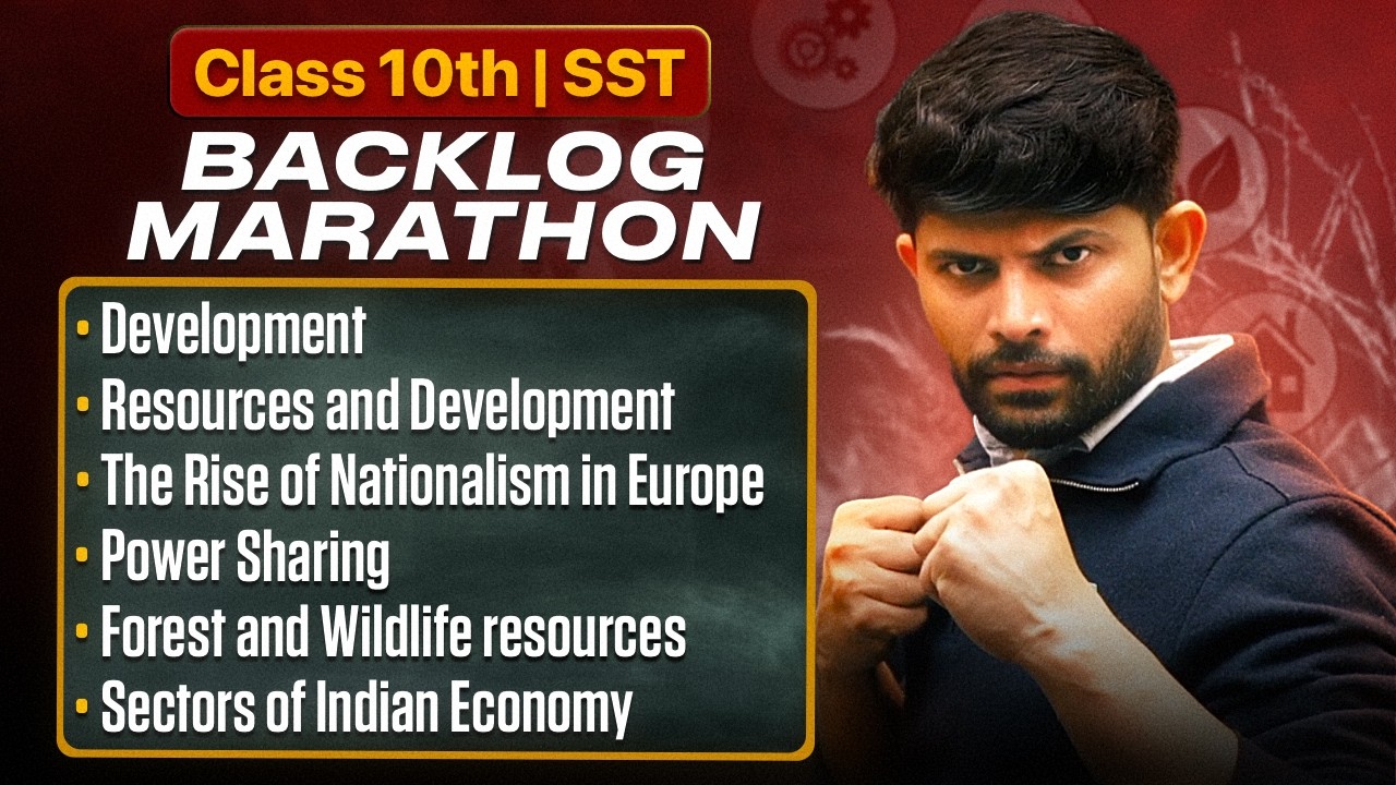 Class 10th : SST Backlog Marathon 🔥 | Next Toppers