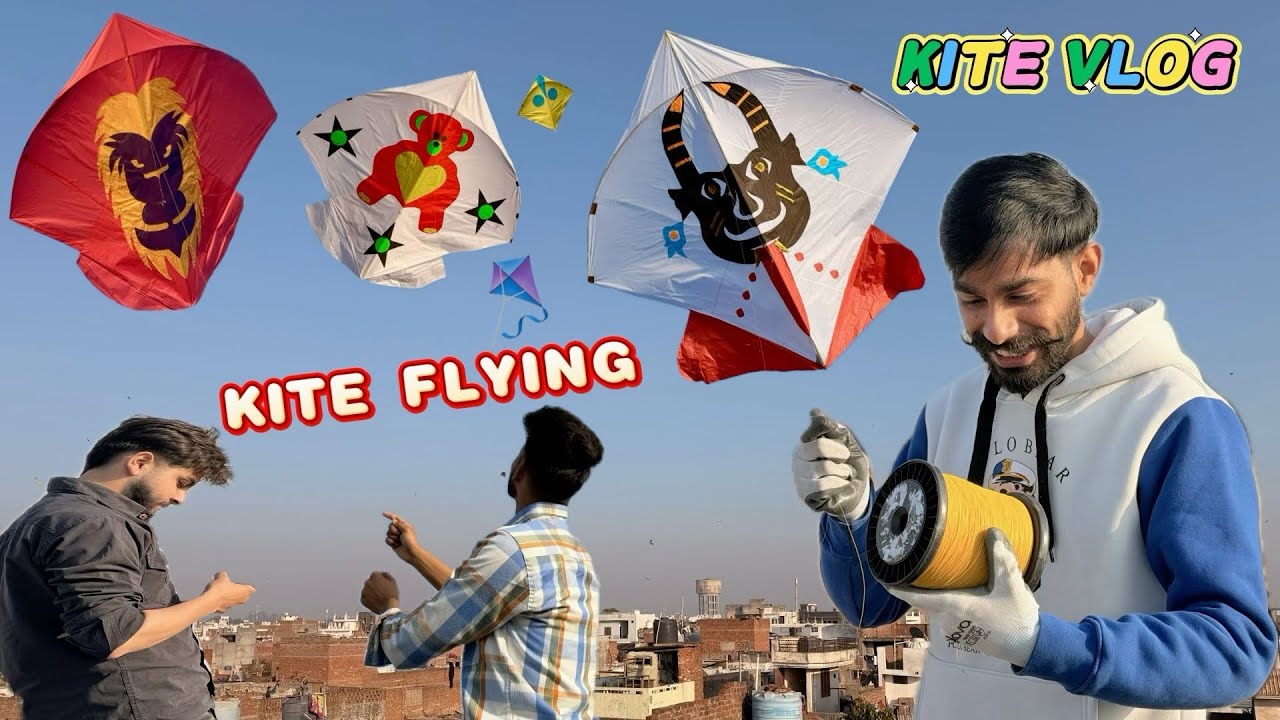 KITE VLOG ! KITE FLYING ! KITE ! 6 TAWA ! Batala promotion 