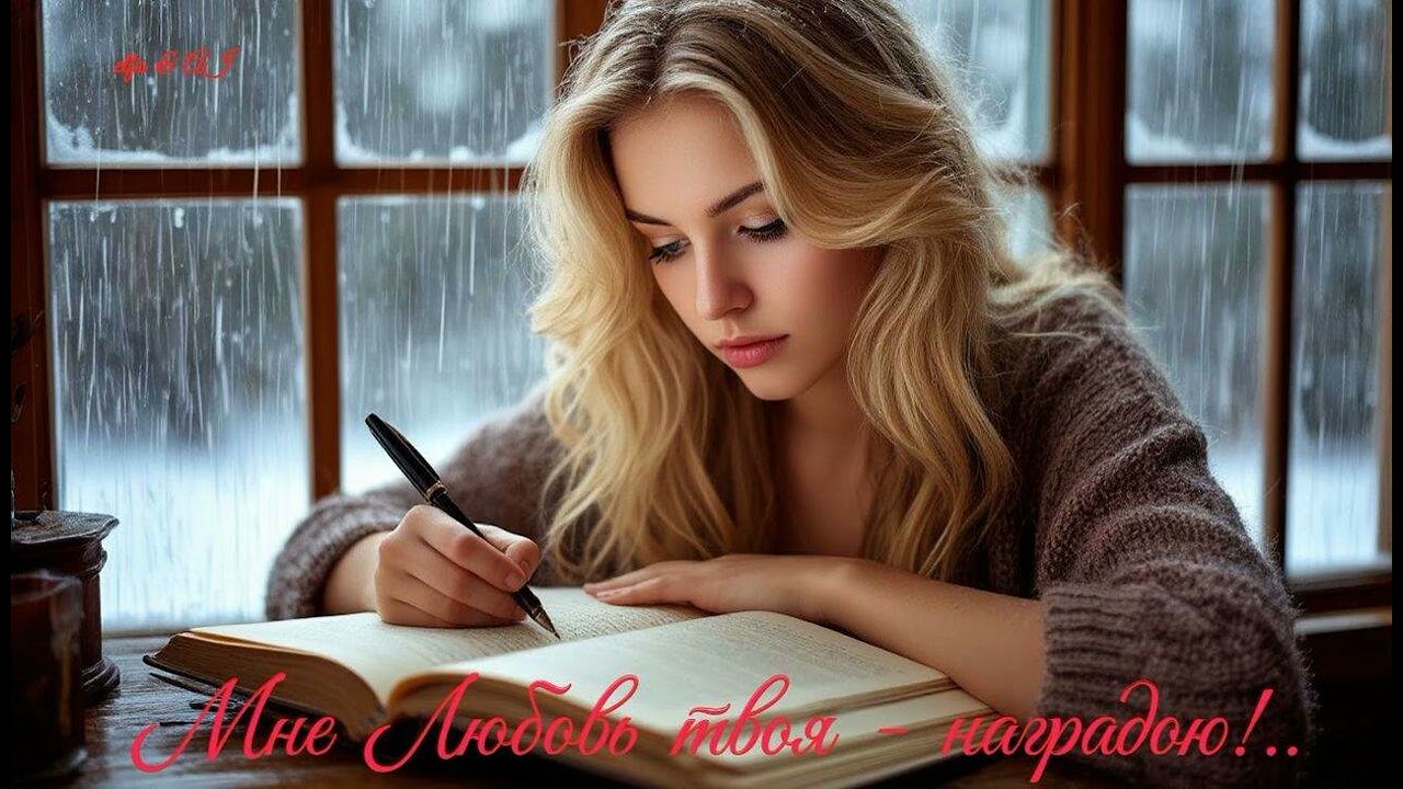 Мне Любовь твоя — наградою! 💧👱🏻‍♀️📝💞✨ /РОМАНС/