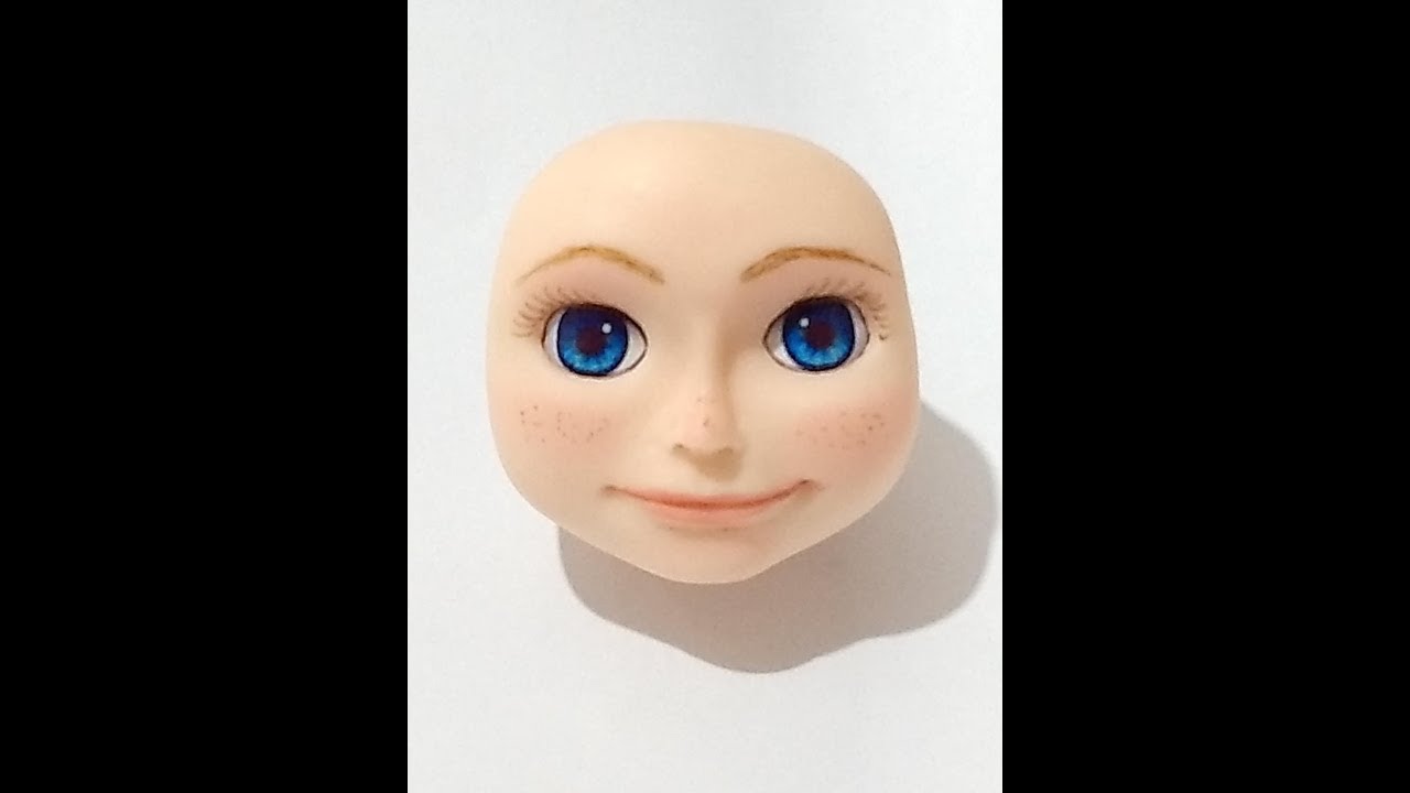 PAP 2 PRINCESA MERIDA MODELADA ROSTO // ARTESÃ CIDA RIBEIRO