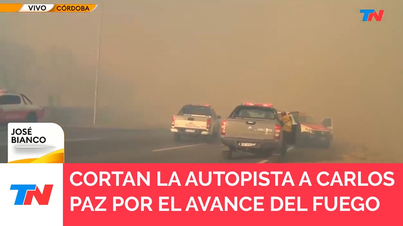 INCENDIO FORESTAL I Los bomberos de Córdoba no consiguen detener el avance del fuego