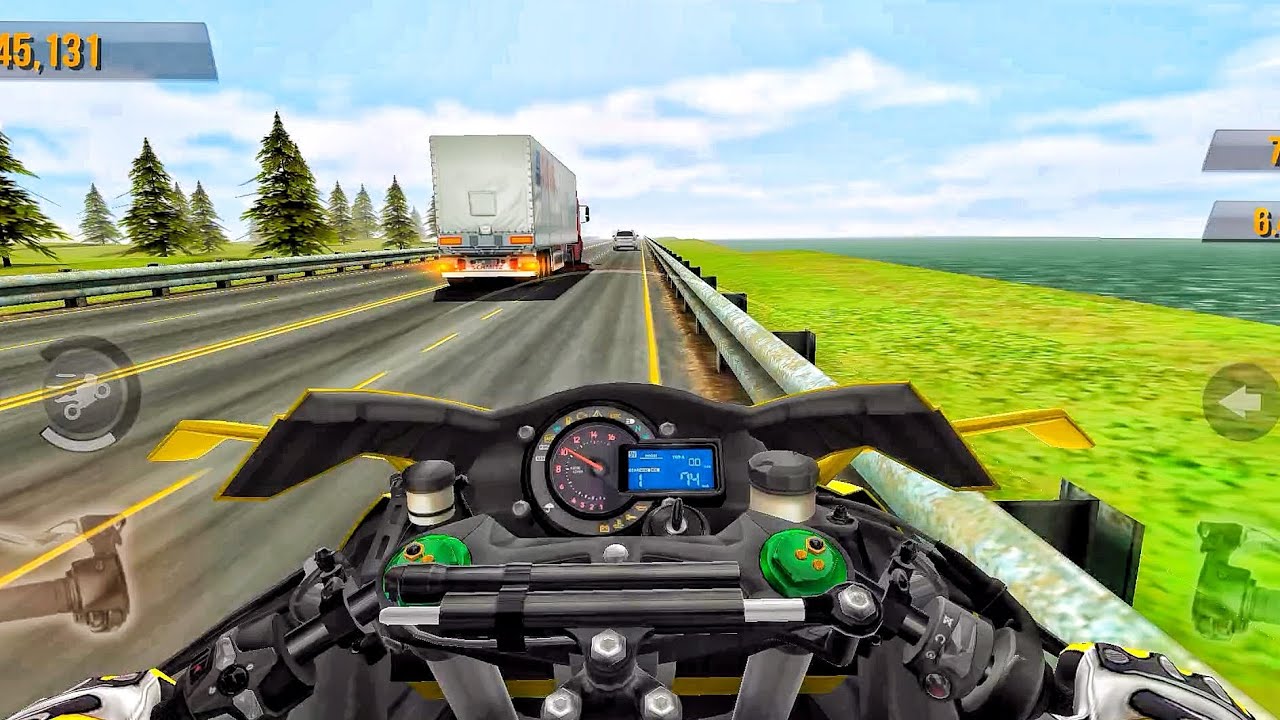 Traffic Rider - ( The Yellow KWS RH2 BIKE Ful Wheeling & Racing 🥶🔥 ) GAMEPLAY! 