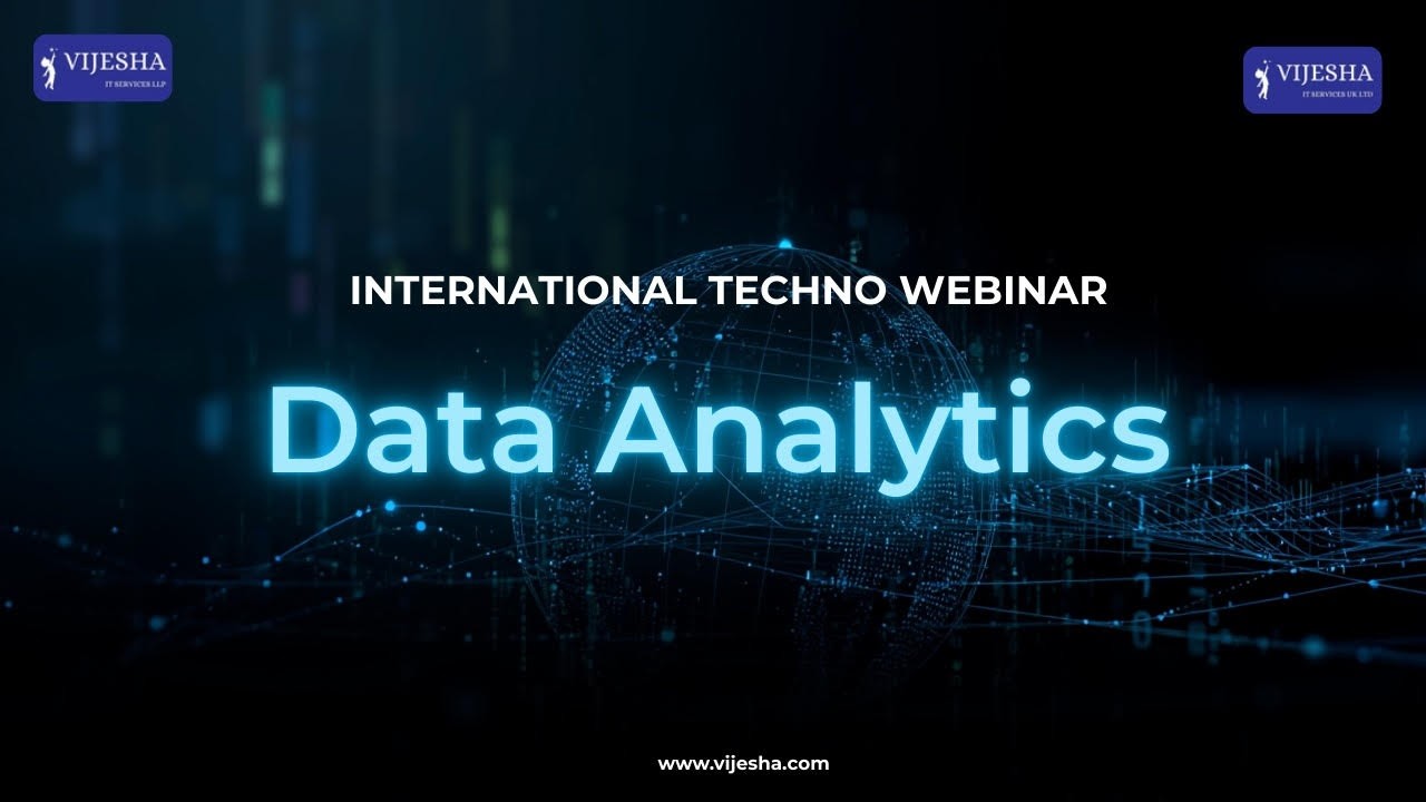Mastering Data Analytics | Free Career Webinar by Vijesha IT Services LLP 📊🚀