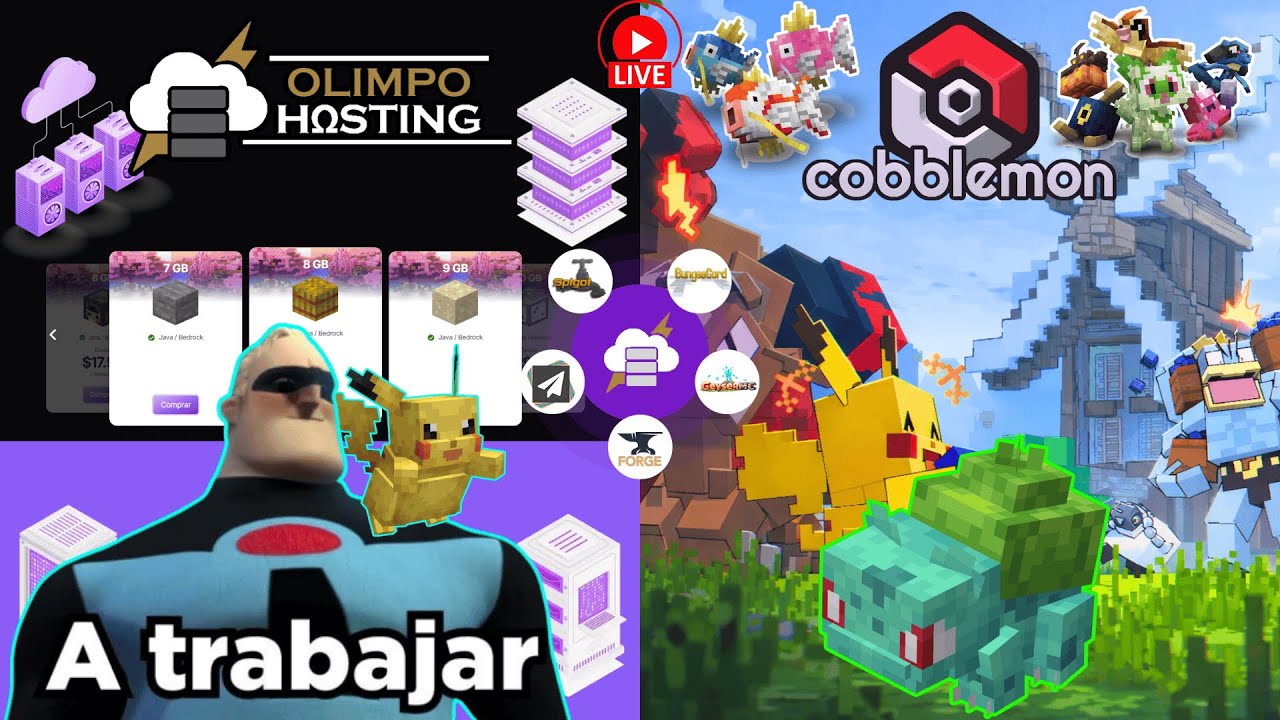 🔴 SERVER ABIERTO ✋😺🤚 | MINECRAFT CON POKEMON 🐸 | Mahu