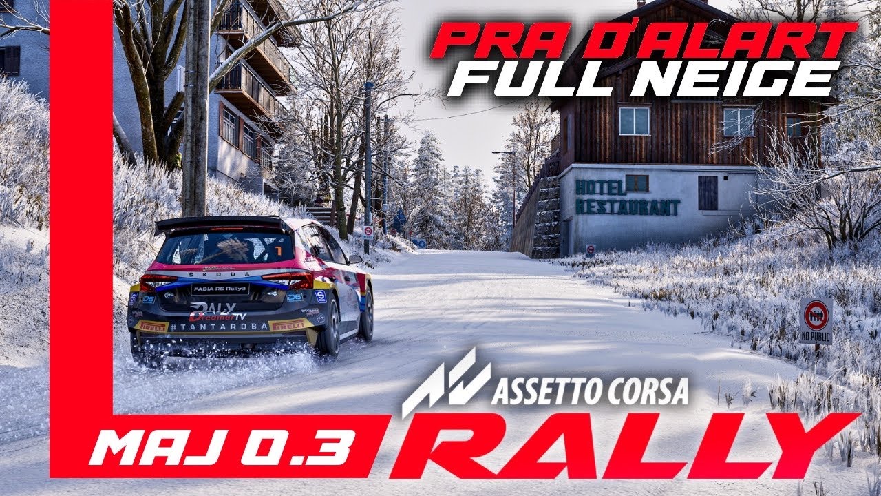 ASSETTO CORSA RALLY - MONTE CARLO FULL SNOW - SKODA FABIA RS RALLY2