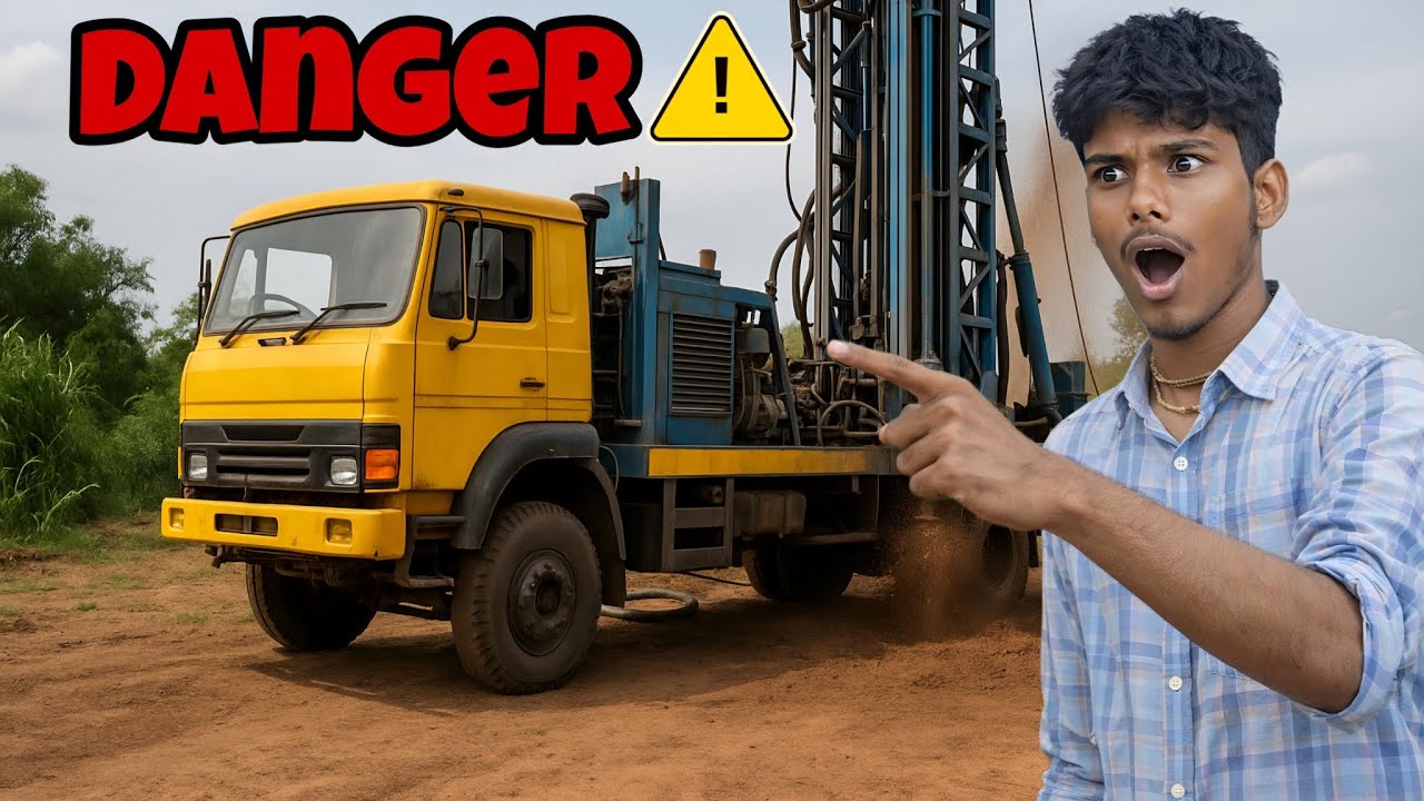 Khet Me Borewell Drilling Ka Pura Process 💧 | 300ft Me Paani Mila Ya Nahi?