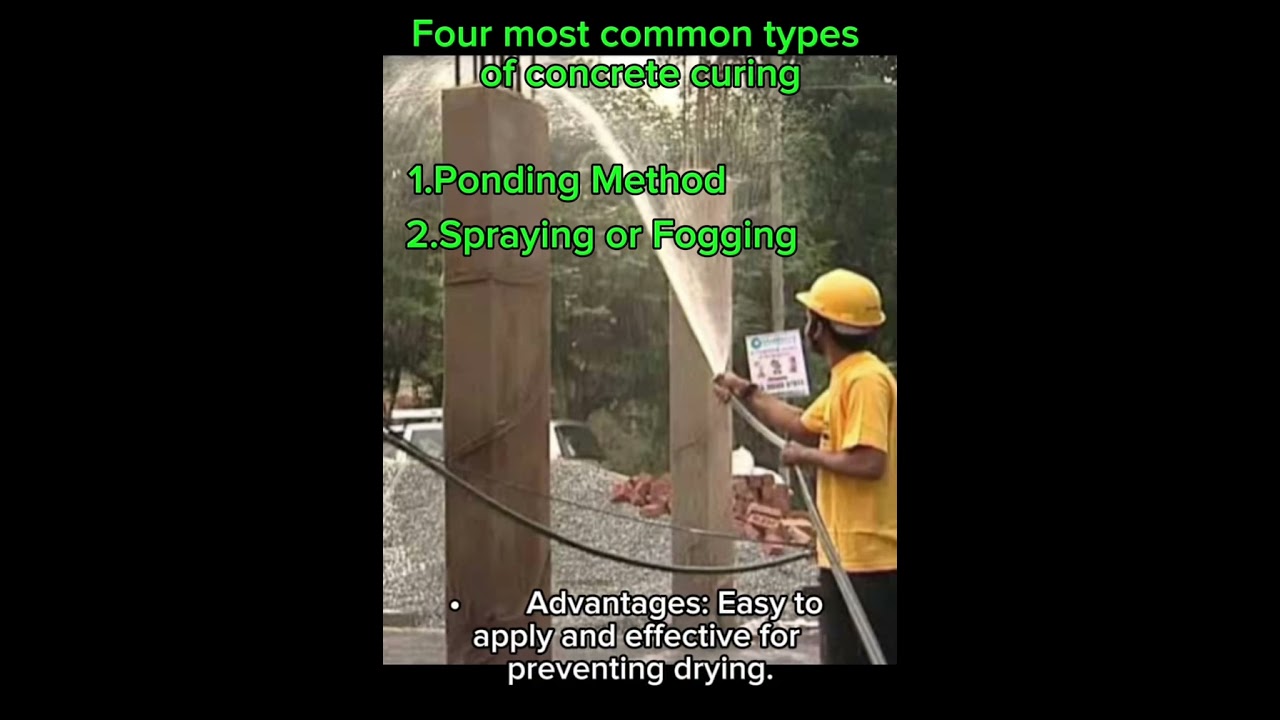 4 Types of Water Curing for Strong, Crack-Free Concrete Explained!🏠