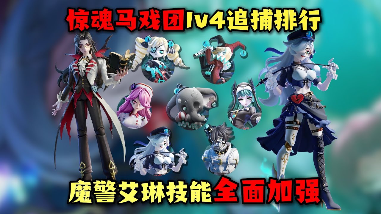魔警全面加强！1v4马戏团追捕强度排行！#蛋仔派对 #蛋仔派對 #游戏 #僵尸教授【蛋仔僵尸教授】