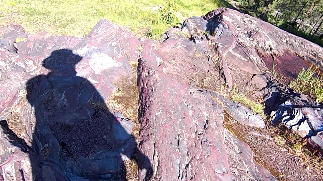 Walking Up Jasper Knob, Ishpeming, MIchigan. The World's Largest Gem. 6-27-19