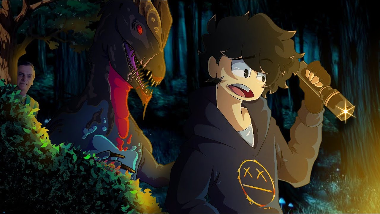 Visitando o Acampamento Abandonado do Dilofossauro! - Primal Tales: Deep Woods