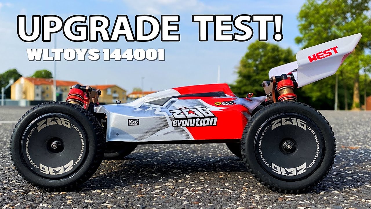 WLToys 144001 Upgrade Test! (Tarmac, Gravel, Grass)