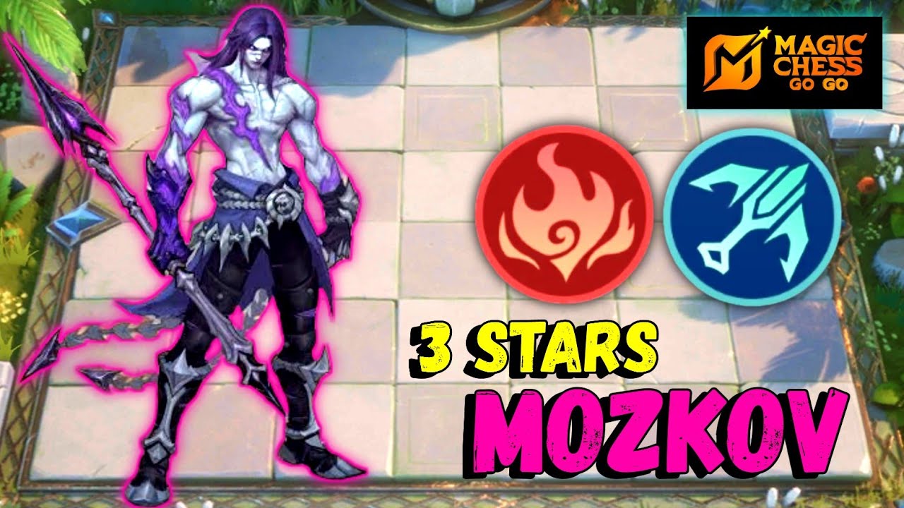 3 Stars MOZKOV | 6 THE INFERNO and 6 MARKSMAN Synergy Combo | Magic Chess Go Go