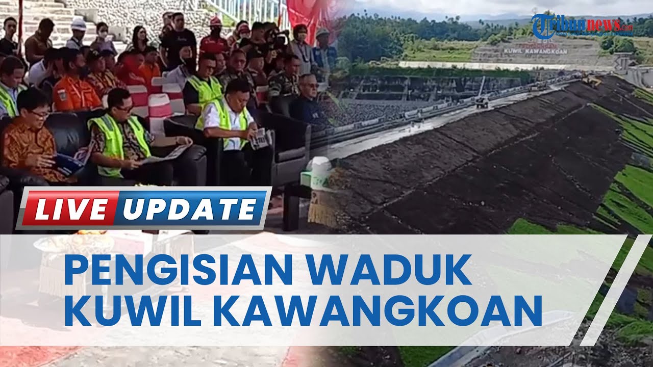 Jelang Diresmikan Presiden Jokowi, Gubernur Sultra Pimpin Pengisian Waduk Kuwil Kawangkoan