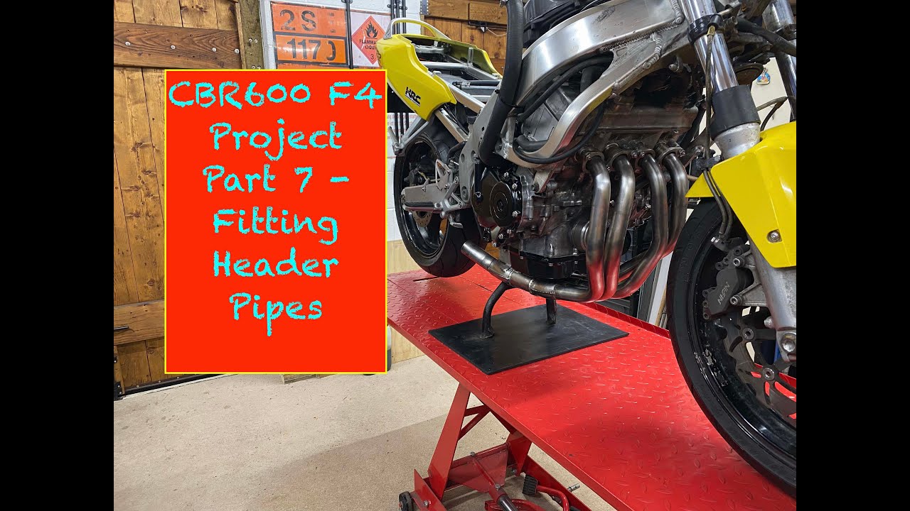 CBR600 F4. Part 7 - Fitting Header Pipes