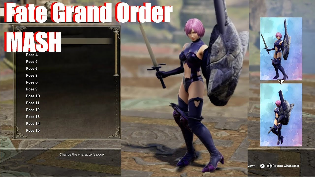 Soul Calibur 6 - Shielder Mash Character Creation (Fate Grand Order)