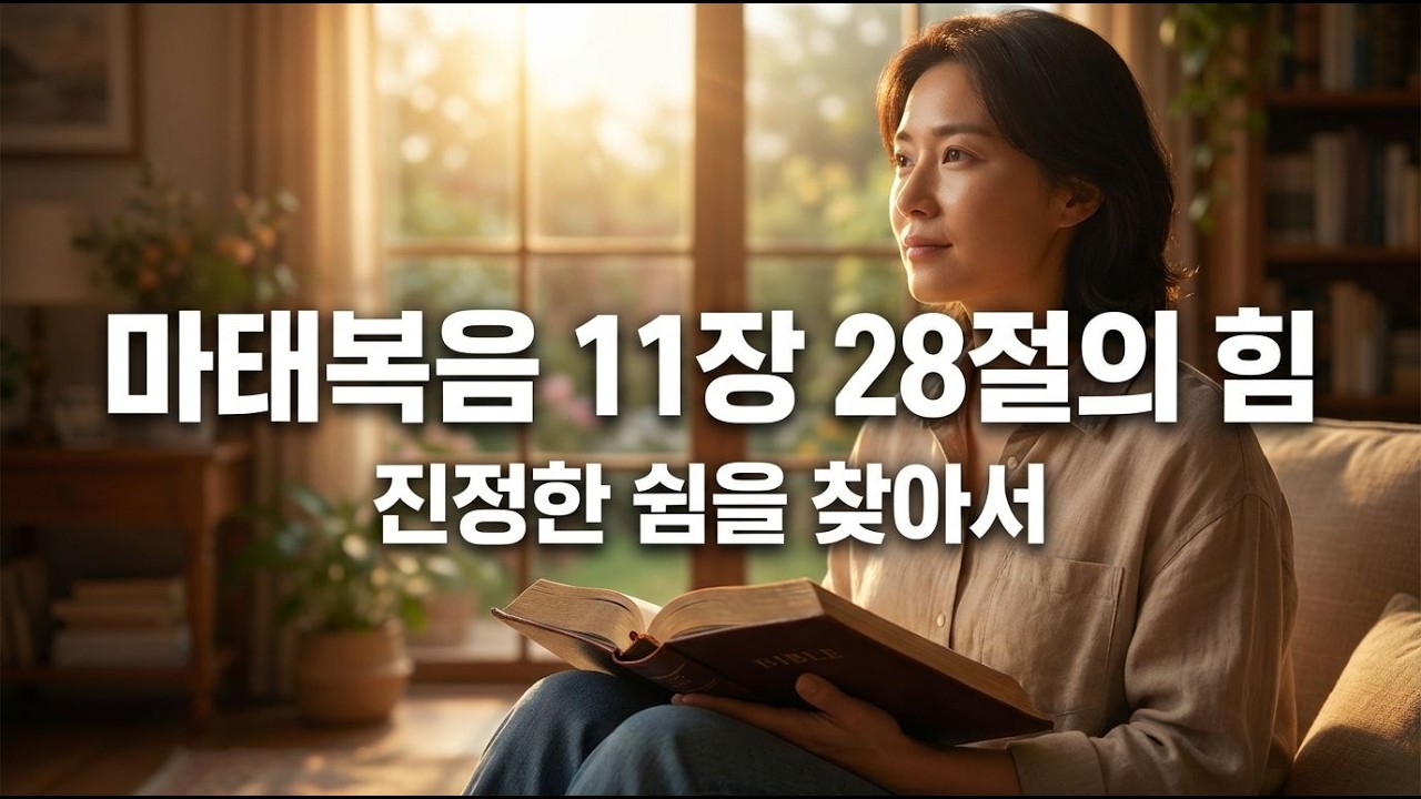 아무리 지쳐도 마태복음11장28절은 놓치지 마세요