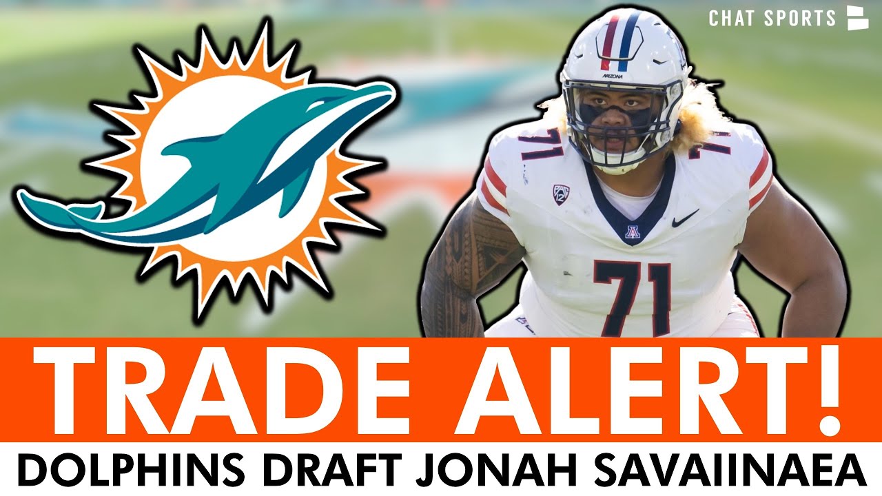 TRADE ALERT🚨Miami Dolphins Select Jonah Savaiinaea In 2nd Round Of 2025 NFL Draft