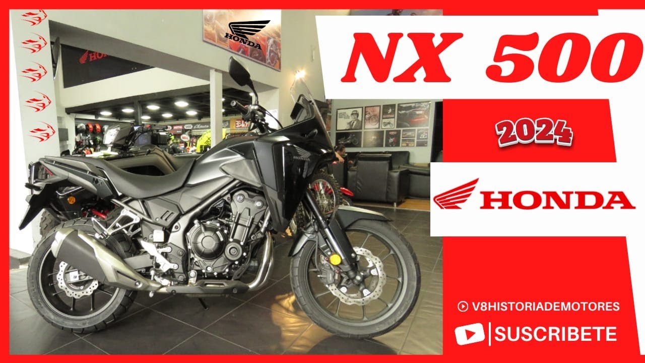🔴NUEVA NX 500 HONDA 2024/Ficha técnica/Precio/Descripción general #honda #nx500 #honda